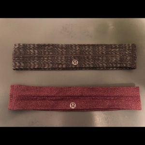 Two Lululemon Headbands